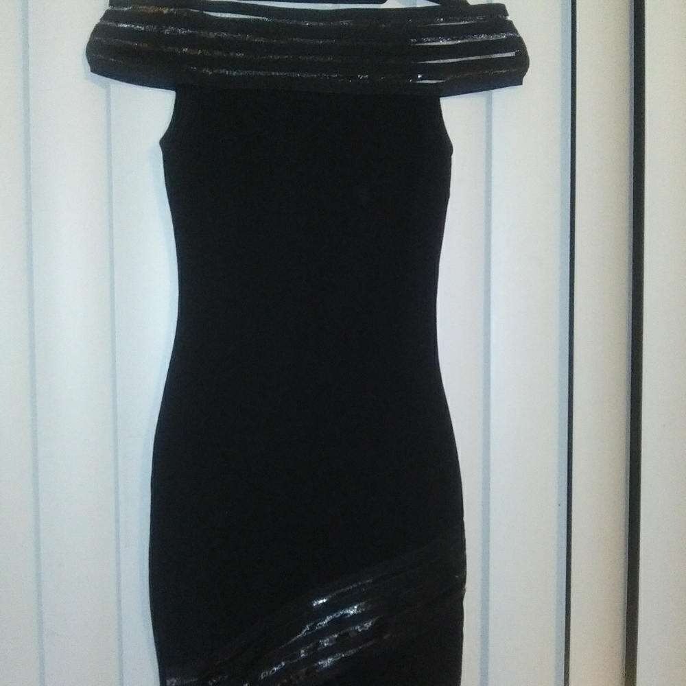 Charlotte Russe little black strapless dress
